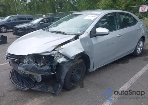 2015 Toyota Corolla L z USA, uszkodzony, nr VIN 2T1BURHE2FC430533